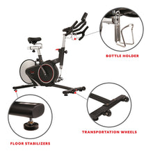 Load image into Gallery viewer, Sunny Health &amp; Fitness Belt Drive Magnetic Indoor Cycling Bike