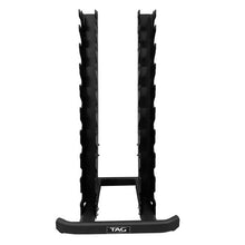 Load image into Gallery viewer, TAG Vertical Chrome Beauty Bell Dumbbell Rack (10 pairs)