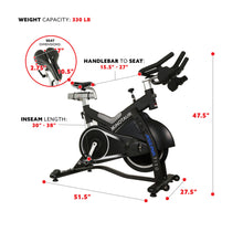 Load image into Gallery viewer, ASUNA Minotaur Magnetic Commercial Indoor Cycling Bike