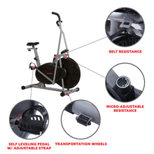Load image into Gallery viewer, Sunny Health &amp; Fitness Air Resistance Hybrid Bike