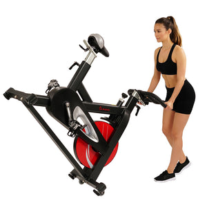 Sunny Health & Fitness Evolution Pro Magnetic Belt Drive Indoor Cycling Bike